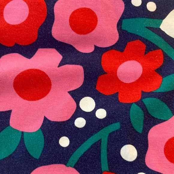 Hanna Andersson Dress Floral Design Size 130 - US Size 8 - Picture 4 of 7